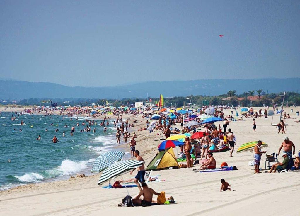 Face A Plage Costa Brava - Ampuria Studio Cabine エンプリアブラバ エクステリア 写真